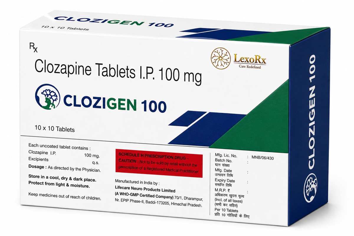 Clozigen 100 pack — LexoRx Life Science